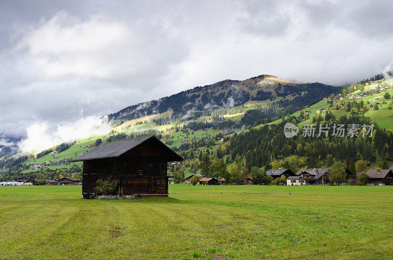 Lenk im Simmental瑞士村庄部分